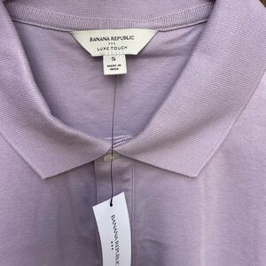 Banana Republic Luxe Touch Men's Lavender Polo